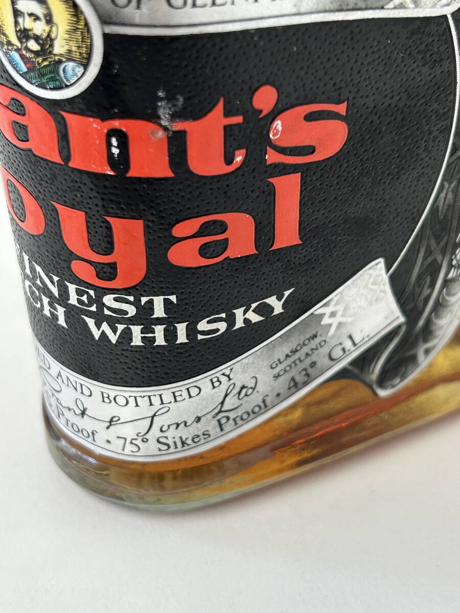 【1円～】グランツロイヤル12年 ファイネスト スコッチ 750ml 43％ 240414 Grant's Royal FINEST SCOTCH_画像3