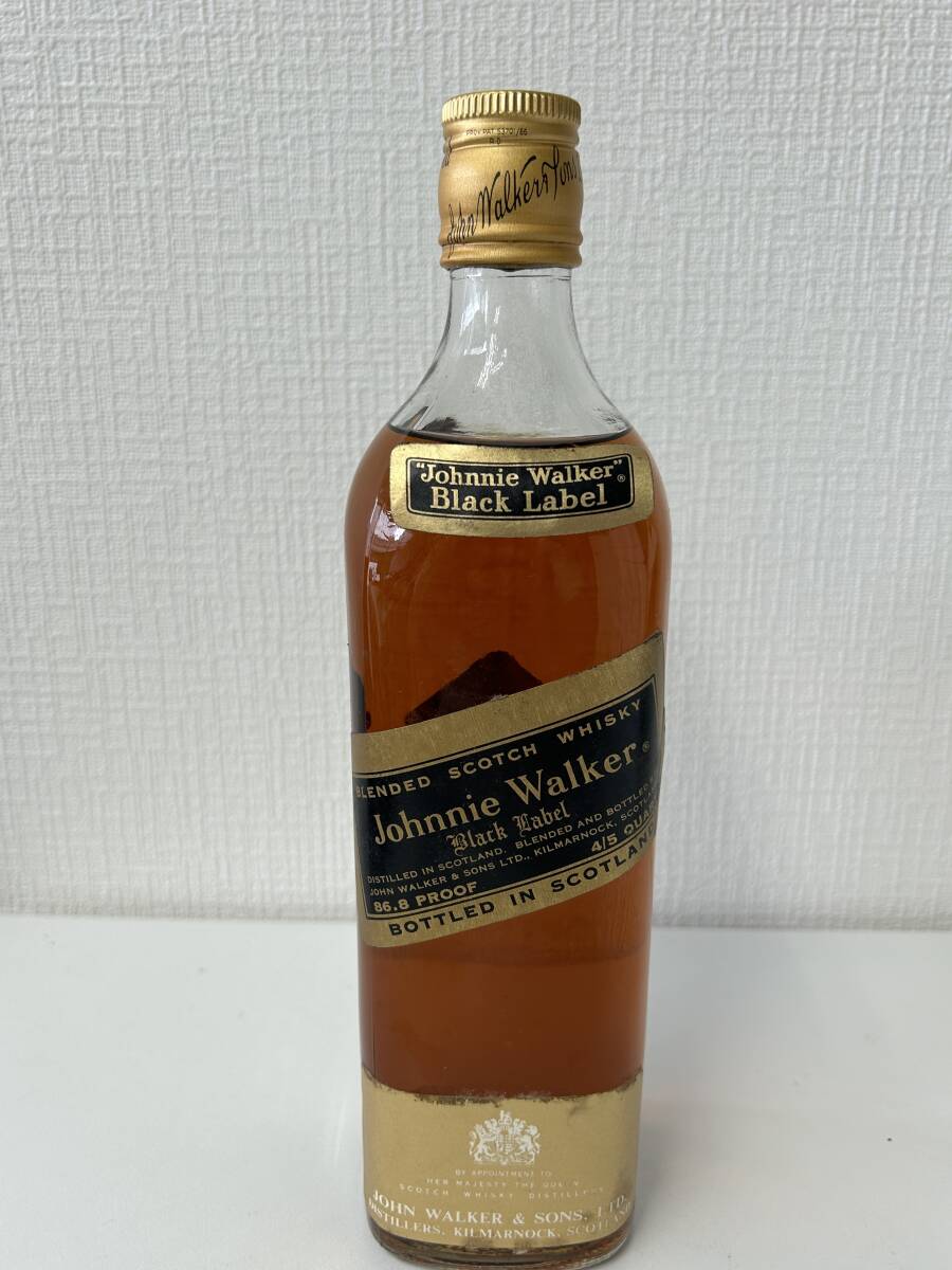 【1円～】ジョニーウォーカー ブラックラベル エクストラ スペシャル 金キャップ 箱付 760ml 43% 240505 JOHNNIE WALKER BLACK EXTRA_画像2