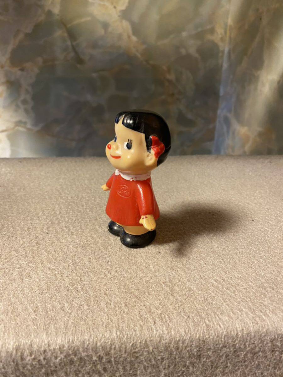  sofvi doll Peko-chan Showa Retro sofvi figure Fujiya doll that time thing rare thing hard-to-find mania worth seeing rare hand . does not enter collection 