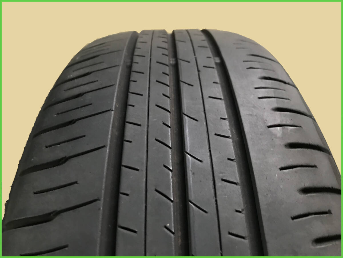 【S483】★値上げ！在庫限り！★ 中古 優れた燃費性！ 185/60R15 84H EC300+ 2020年製 ダンロップ 夏タイヤ 4本セットの画像6