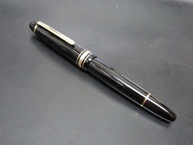 PE0401* Yokohama old thing * fountain pen Montblanc MEISTERSTUCK 4810 M 14K in the case 