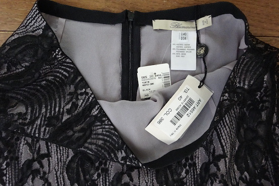ブルマリン　Blumarine シルク混フレンチレーススカート（フォーマル）イタリア製　新品タグ付き　サイズ40 本物_画像6