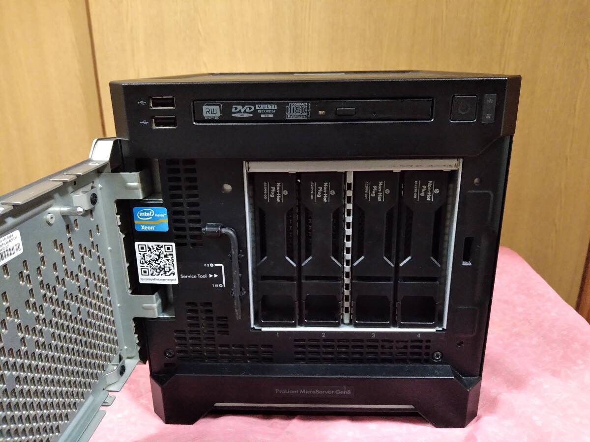 HP ProLiant MicroServer Gen8 / CPU E3-1220L V2 / メモリ 8G / HDDなしの画像2