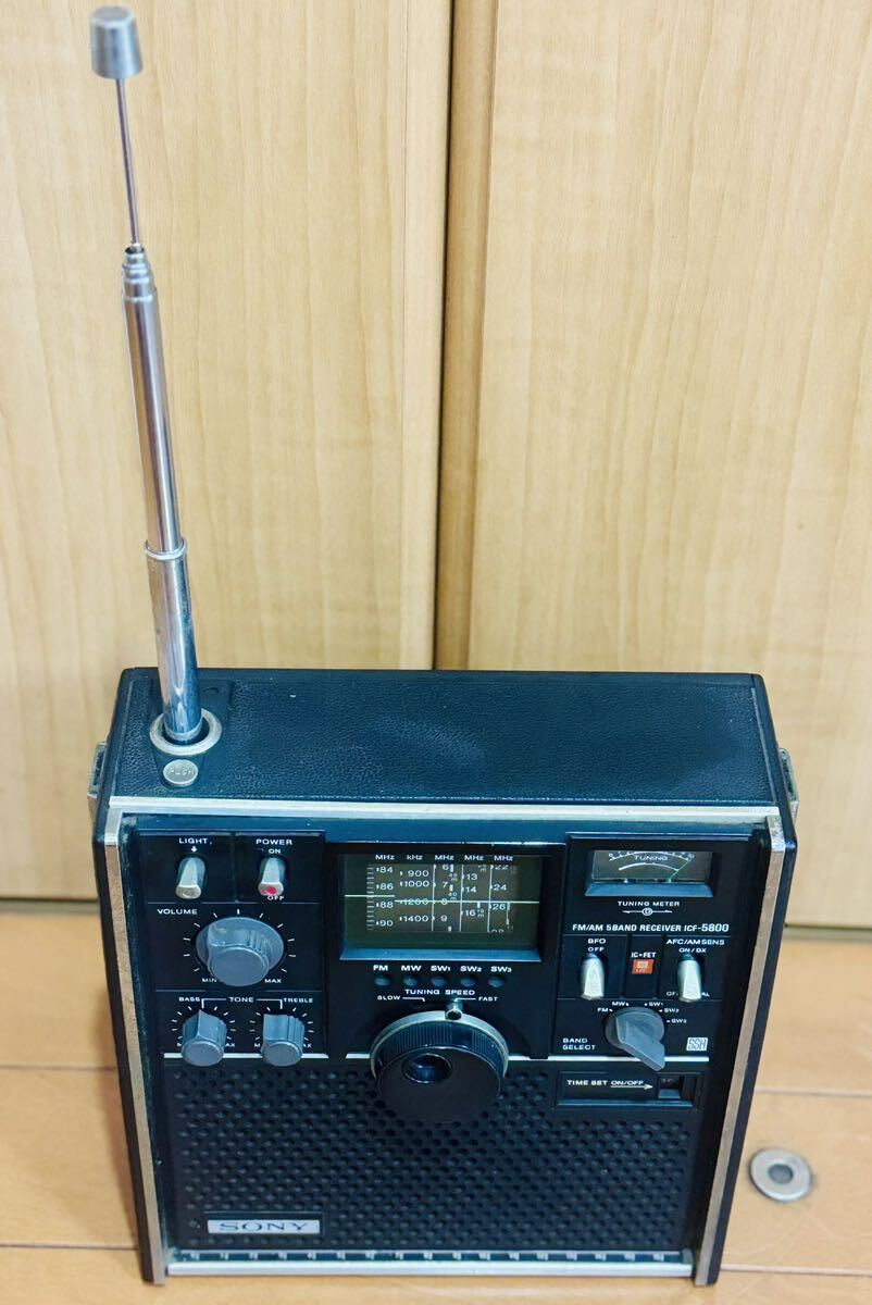 SONY スカイセンサー ソニー ICF-5800 5BAND BCL ラジオの画像3