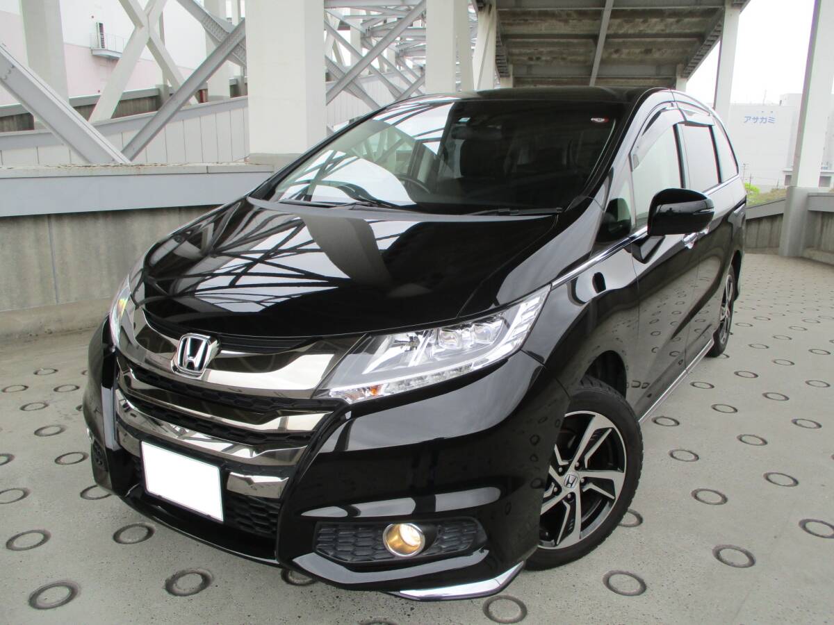 H26 上級ODYSSEY【 オデッセイ アブソルート 4WD 】車検08. 5 純正ナビ/DTV/Bカメラ/Bluetooth/クルコン/パワスラ/LED/極美車/139.000kmの画像2