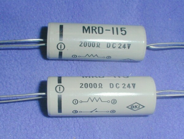  Lead relay Oki Electric MRD-115 (24V) 2 piece set 