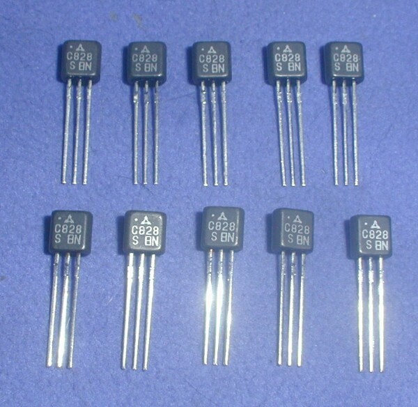 低周波汎用シリコントランジスタ 松下 2SC828-S （旧タイプ／１０本セット）の画像1