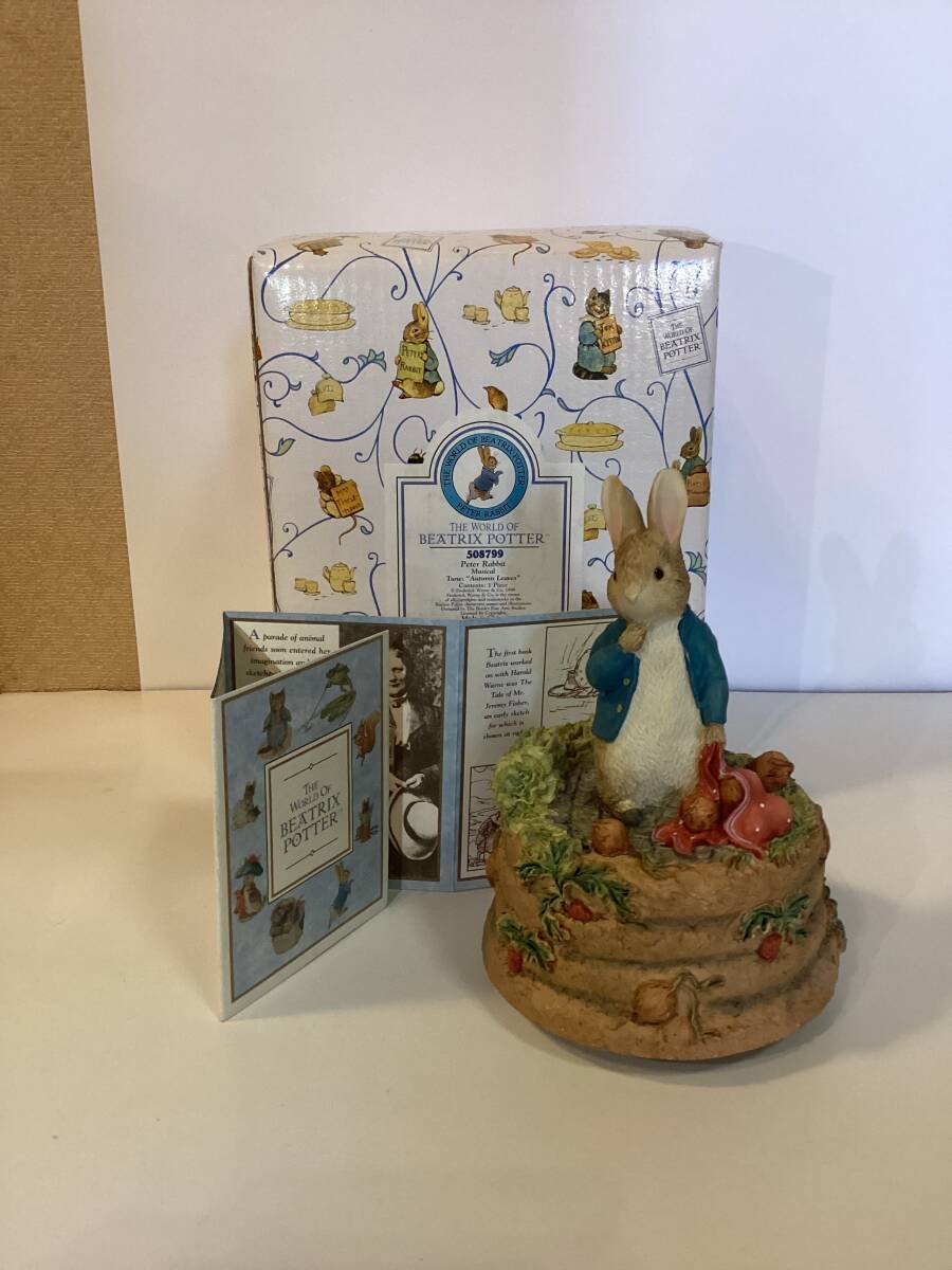 THE WORLD OF PETER RABBIT BEATRIX PORTTER'S MUSIC BOX　世界のピーターラビットのオルゴール ピーターラビット 曲名&#34;枯葉&#34;