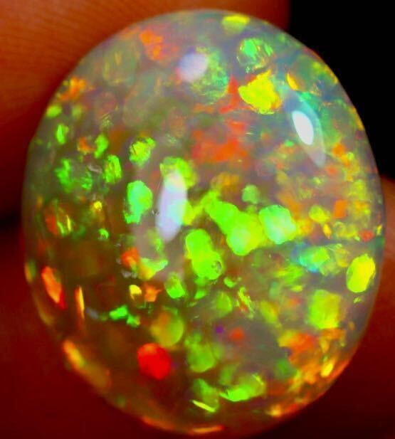 ◆超高級品◆12.68ctエチオピアオパール 宝石 ジュエリー ルース 天然 裸石【コレクション放出】　_画像4