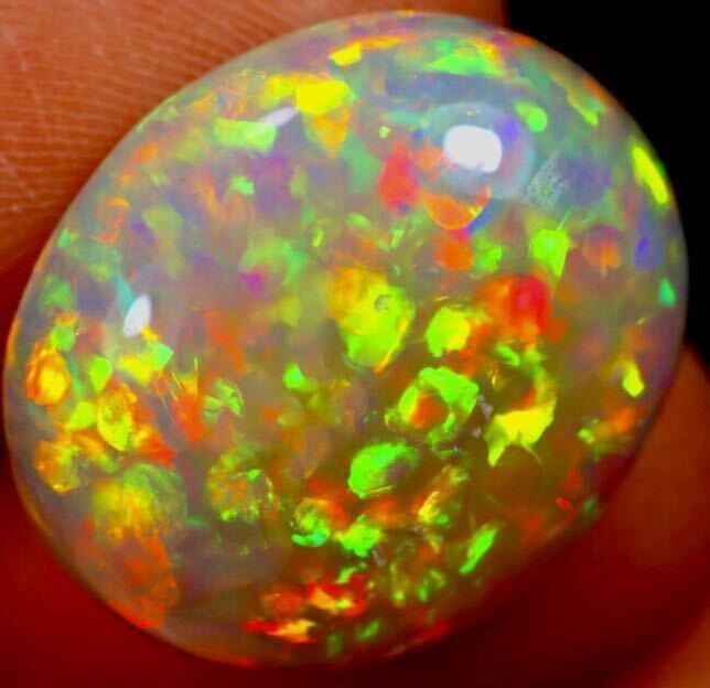 ◆超高級品◆12.68ctエチオピアオパール 宝石 ジュエリー ルース 天然 裸石【コレクション放出】　_画像5