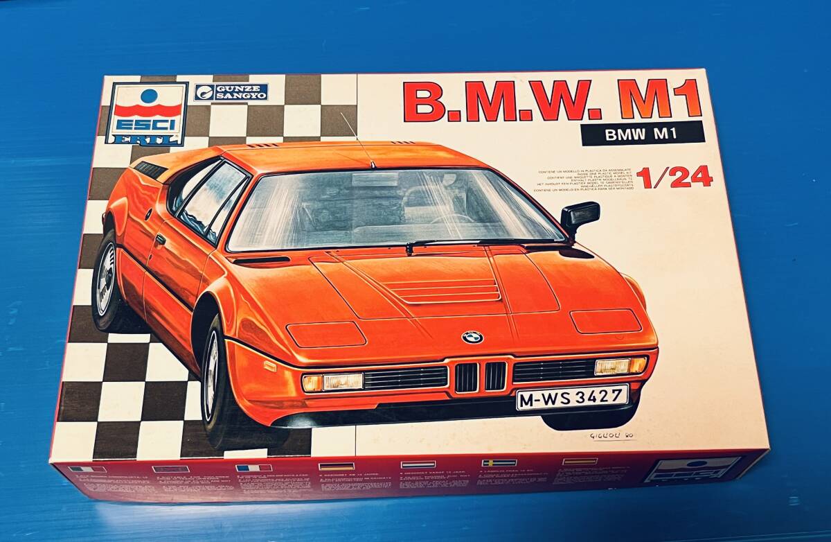 エッシー エレール グンゼ　1/24 BMW M1 未組立_再販品です