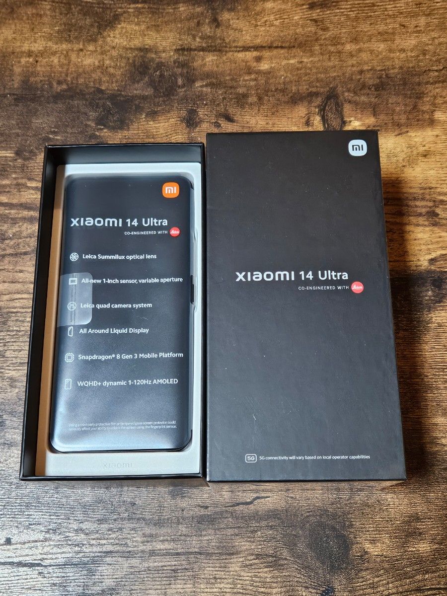 Xiaomi 14 Ultra 16/512GB グローバル版 ブラック Photography Xiaomi 14 Ultra 16/512GB グローバル版 ブラック Photography