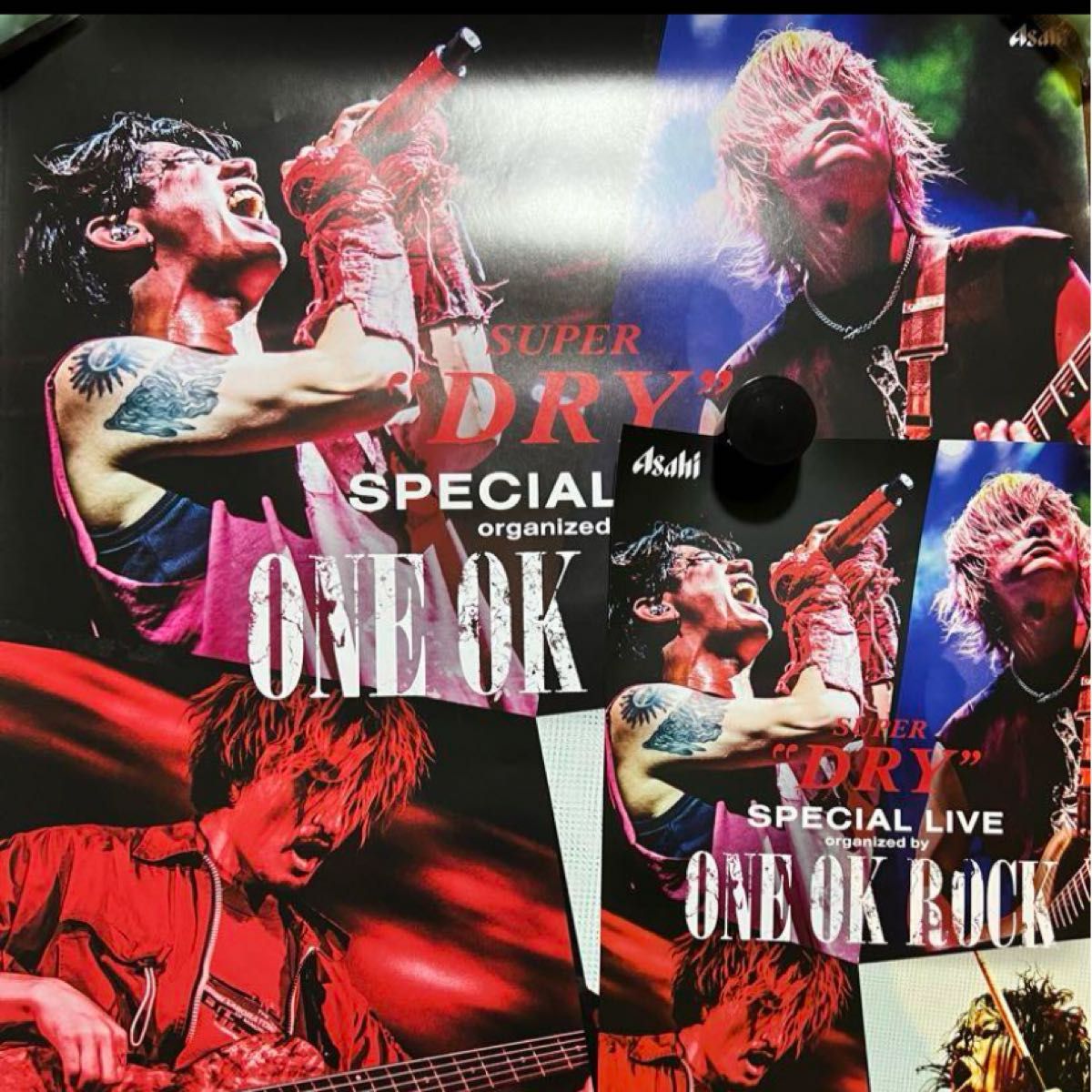 ワンオク　ONE OK ROCK  アサヒビール　スペシャルライブ　ポスター