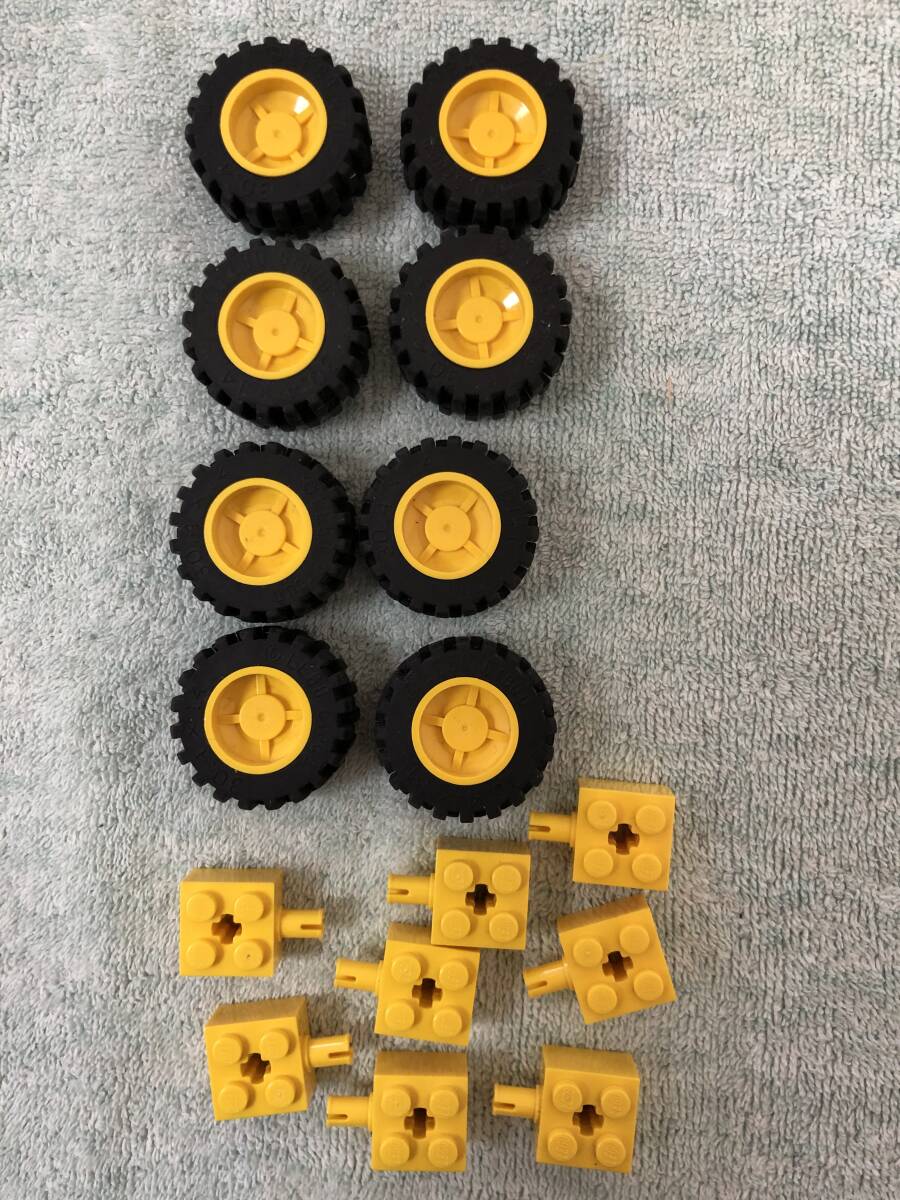 ジャンク 部品 レゴ テクニック タイヤ ホイール 車輪セット 30.4ｘ14（その12）    0124－00780－22の画像1