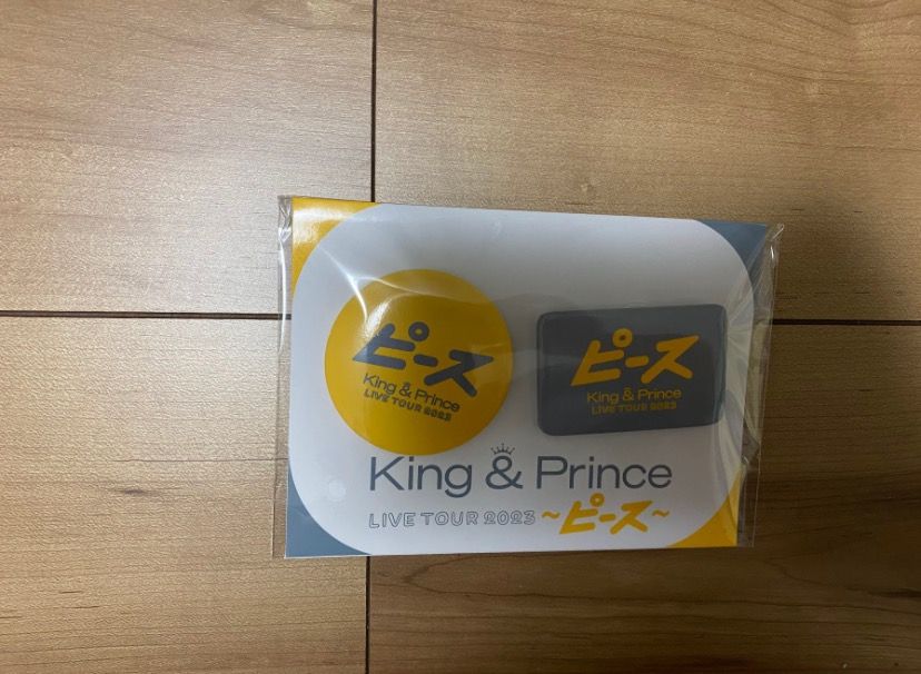 King & Prince キンプリ　ピース　缶バッジ