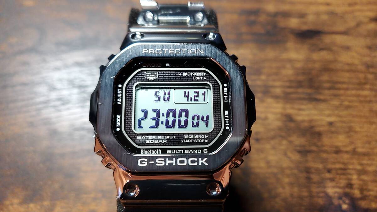 【美品】CASIO G-SHOCK GMW-B5000D-1JF フルメタルの画像2