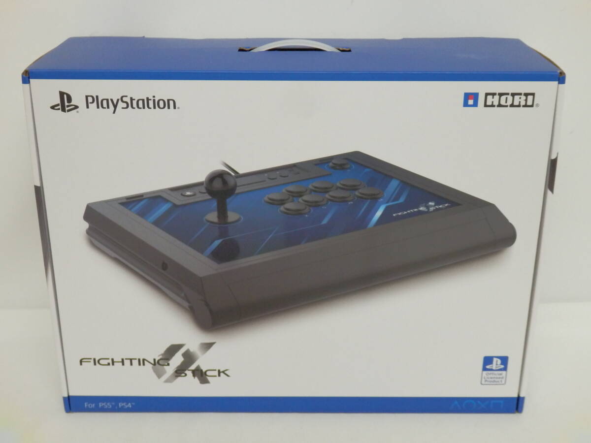 052D583D♪ PS5 HORI SPF-013 FIGHTING STICK α ファイティング スティック アルファ PS5/PS4/PC対応 アーケードコントローラー 中古_画像1