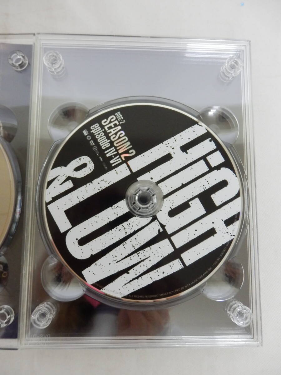 016L316D◆HiGH ＆ LOW SEASON 2 完全版 DVD BOX 4枚組 中古_画像4