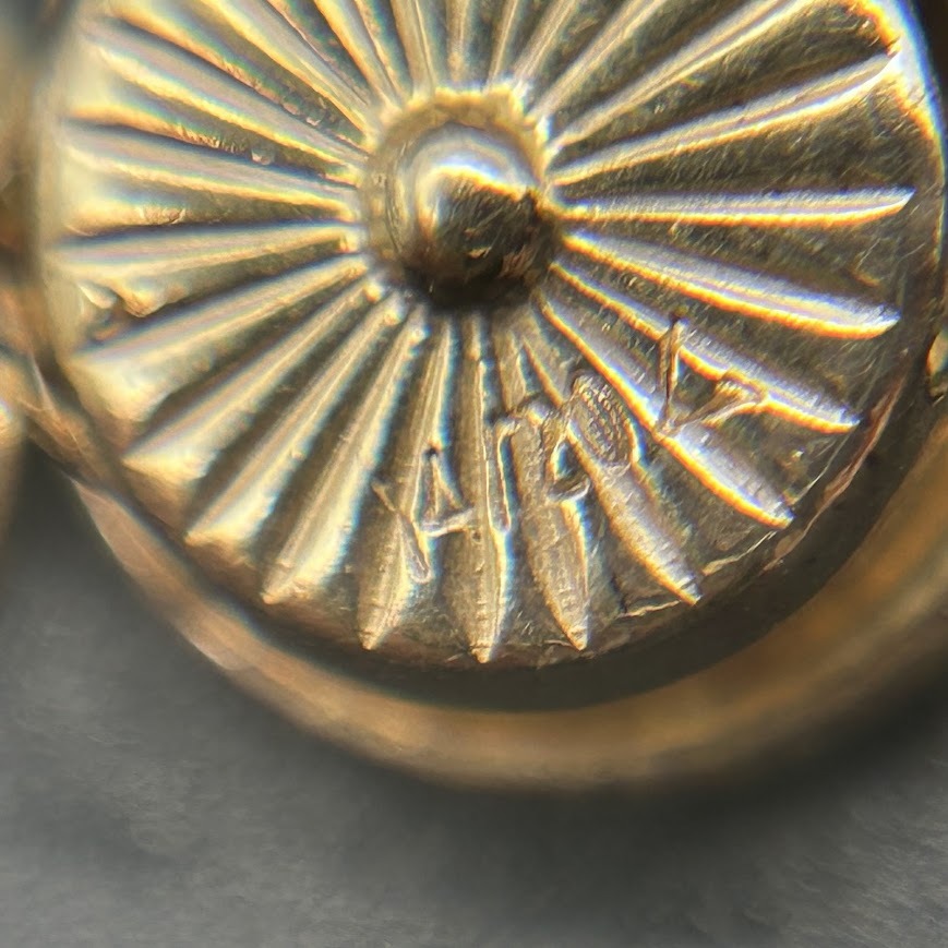 [Y-16] жемчуг жемчуг K18 750 14/20 печать колье baby жемчуг 18 золотой аксессуары 2 шт . суммировать 