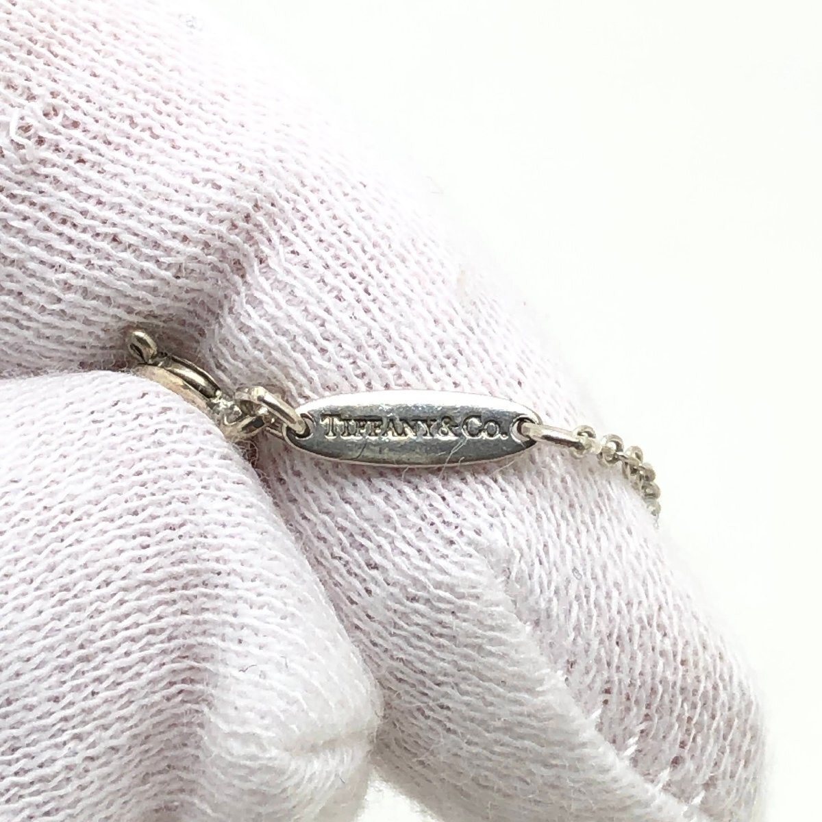 ティファニー オープンハートネックレス SV925 2.0g 約40cm Tiffany & Co.の画像4
