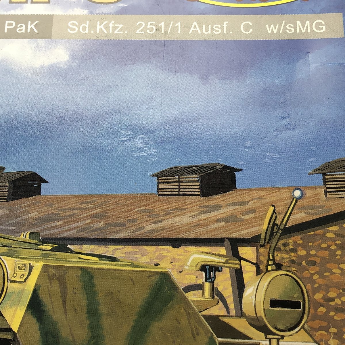 [ не собран ] Dragon 1/35 Sd.Kfz.251 Ausf.C 3in1 6224 пластиковая модель DRAGON