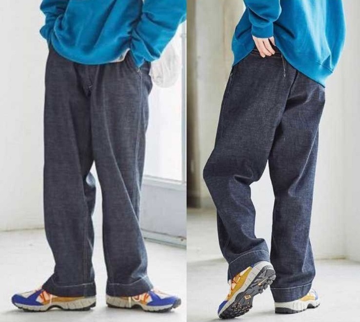 リー トラウザー デニムパンツ Lサイズ 定価13200円 ワンウォッシュ Lee TROUSERS ボタンフライ LM4613-300 の画像1