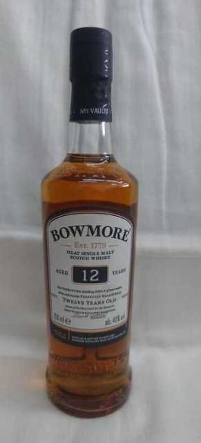 ○A78586:BOWMORE ボウモア 12年 ハーフボトル スコッチウイスキー 350ml 40% 未開封 同梱不可の画像1
