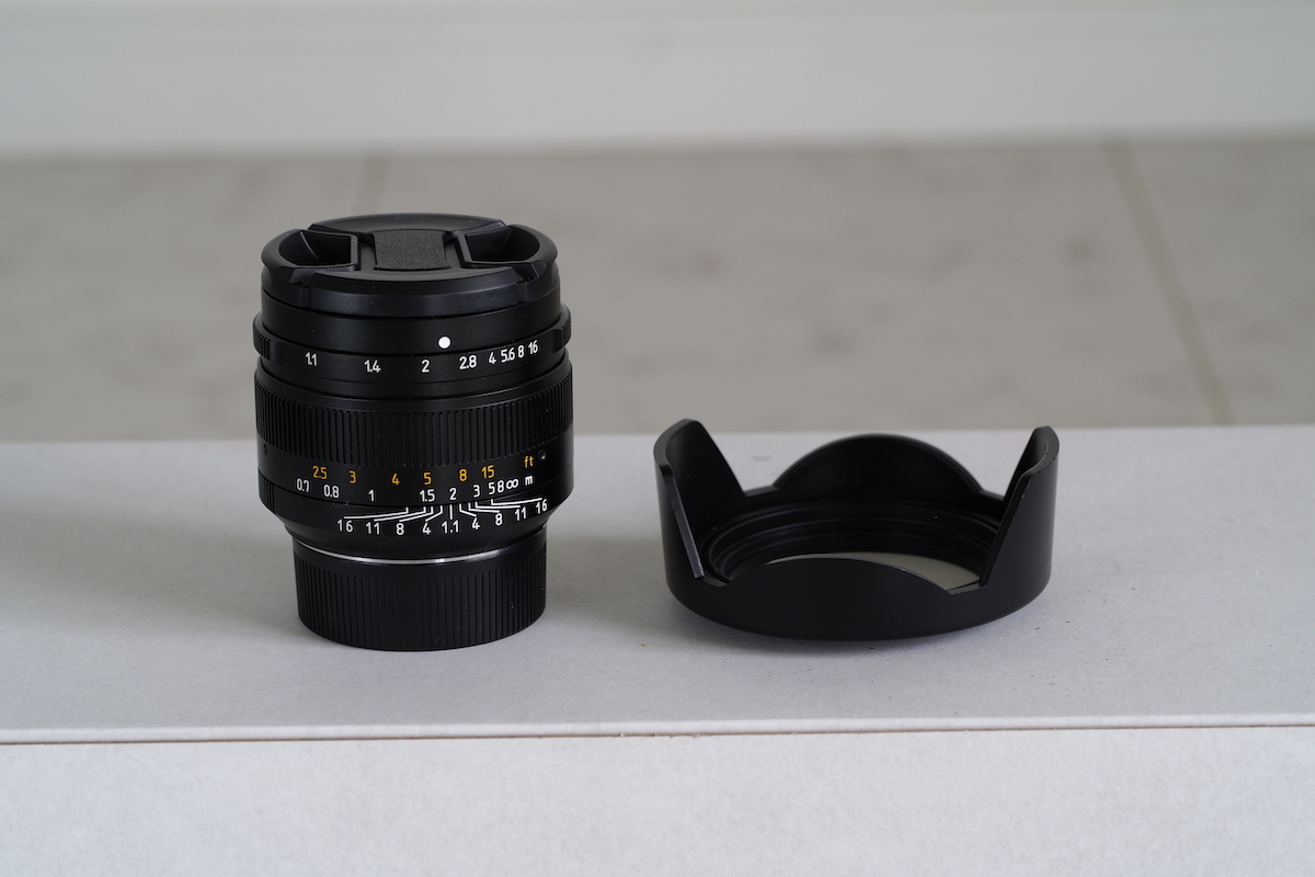 美品 ワンオーナー 七工匠 7artisans 50mm F1.1 ライカMマウント おまけつきの画像2