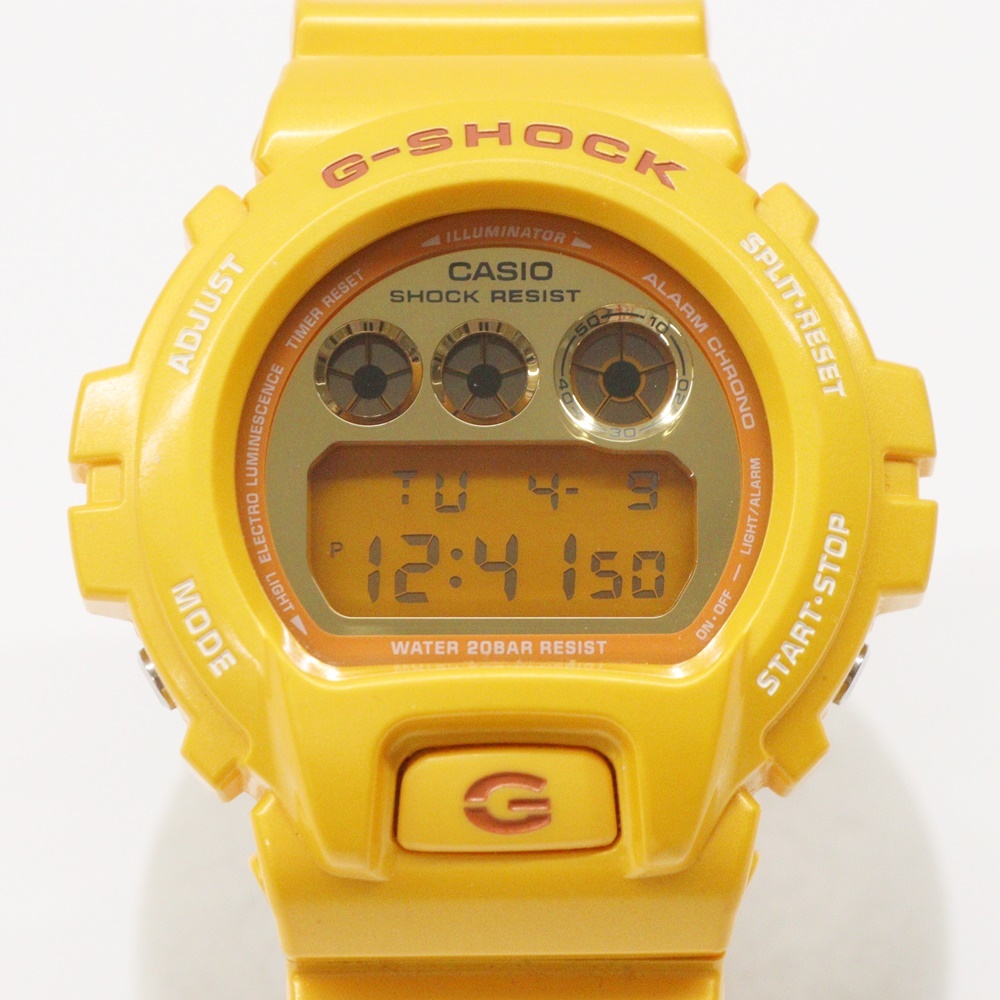 カシオ G-SHOCK メタリックカラーズ 腕時計 DW-6900SB-9JF クォーツ イエロー Metallic Colors CASIO Gショックの画像1