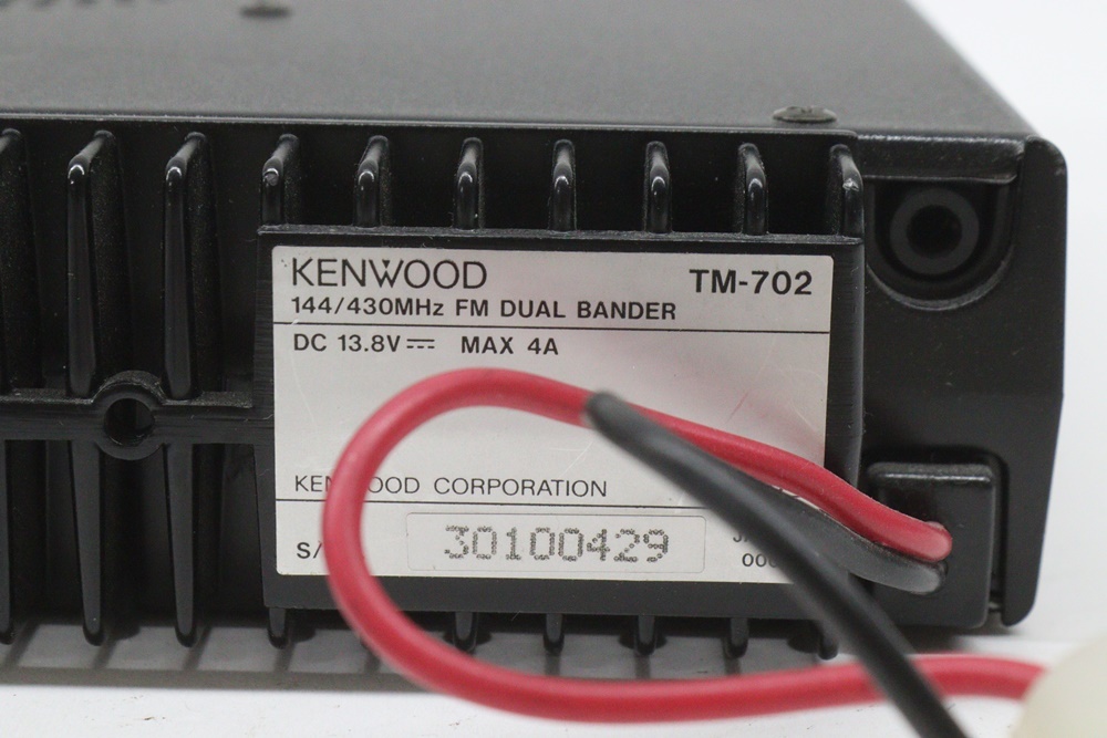 ケンウッド  144/430MHz FM デュアルバンダー TM-702 無線機 KENWOODの画像6