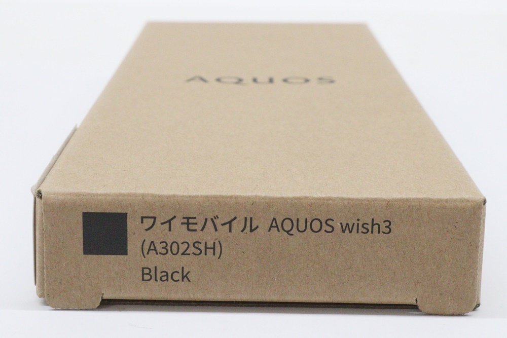 未使用 Yモバイル AQUOS wish3 ブラック A302SH アクオス ウィッシュ 3 スマートフォン SIMフリー 本体の画像2