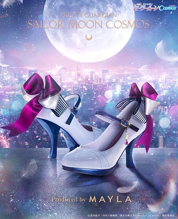 [ unused ] MAYLA my la theater version Pretty Soldier Sailor Moon Cosmos pumps 40 25.5. Eternal Sailor Moon Cosmos collaboration 