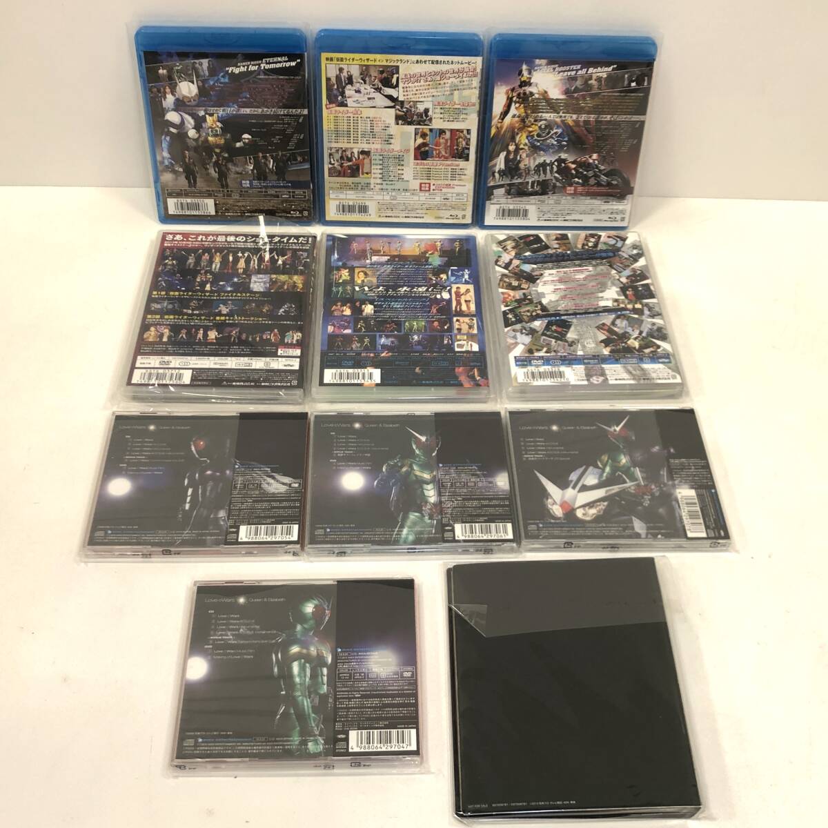 【１円～】仮面ライダー CD DVD Blu-ray まとめ売り トークショー 主題歌 W ダブル ウィザード アクセル エターナル 【中古品】の画像2