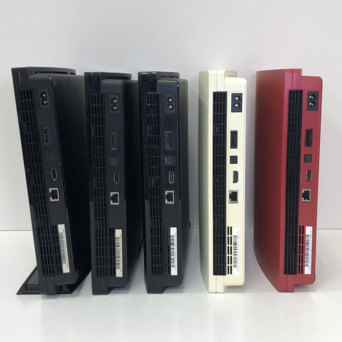 【1円～】PlayStation3 本体 5台セット CECH-2000A，2500A，3000A，3000B プレステ3 PS3 SONY ゲーム機【ジャンク品】の画像3