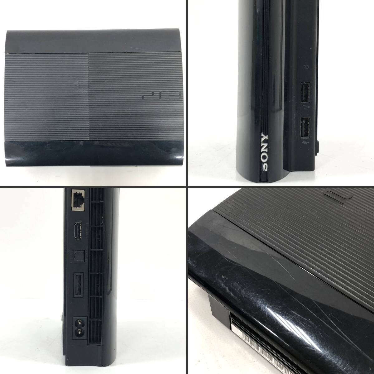 【1円～】PlayStation3 本体 4台セット CECH-2500A，CECH-4000B プレステ3 PS3 SONY ゲーム機【ジャンク品】の画像7