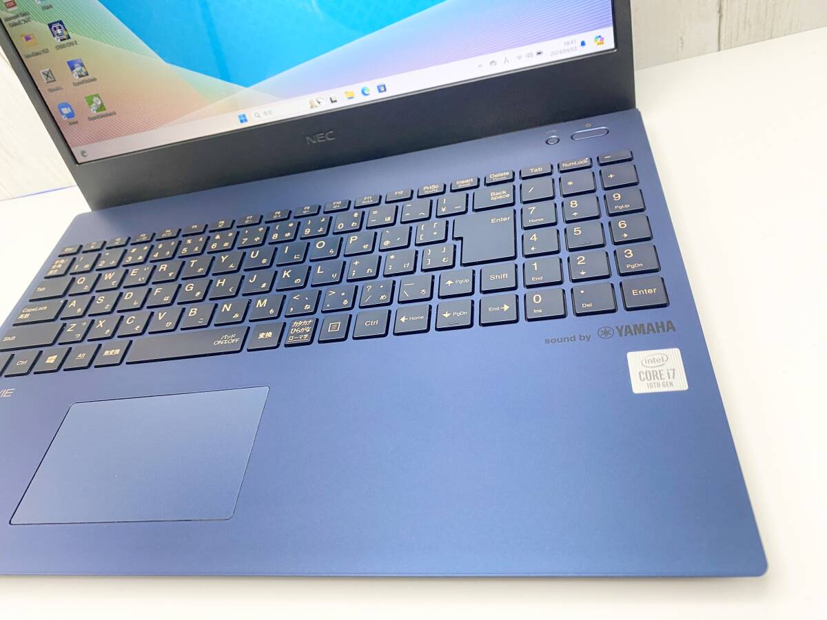 【最新OS Windows11】SSD1TB メモリ32GB NEC ノートPC N1575/A 第10世代Core i7-10510U Office Webカメラ Bluetooth LINE Zoom Blu-rayの画像4