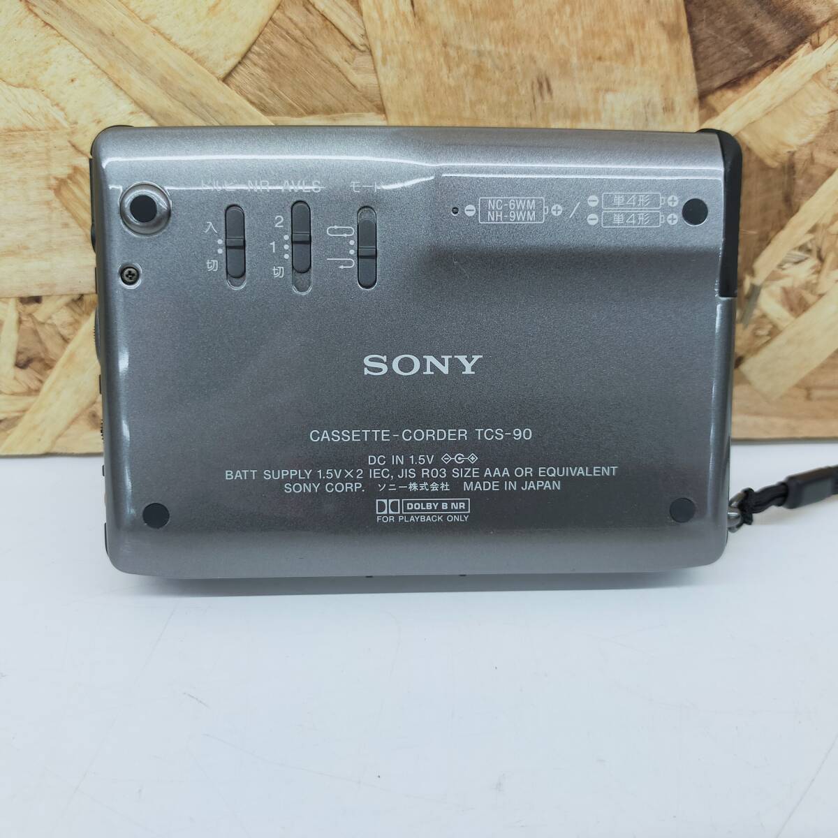 【ジャンク品】カセットレコーダー TCS-90 SONY ※2400010379093の画像8