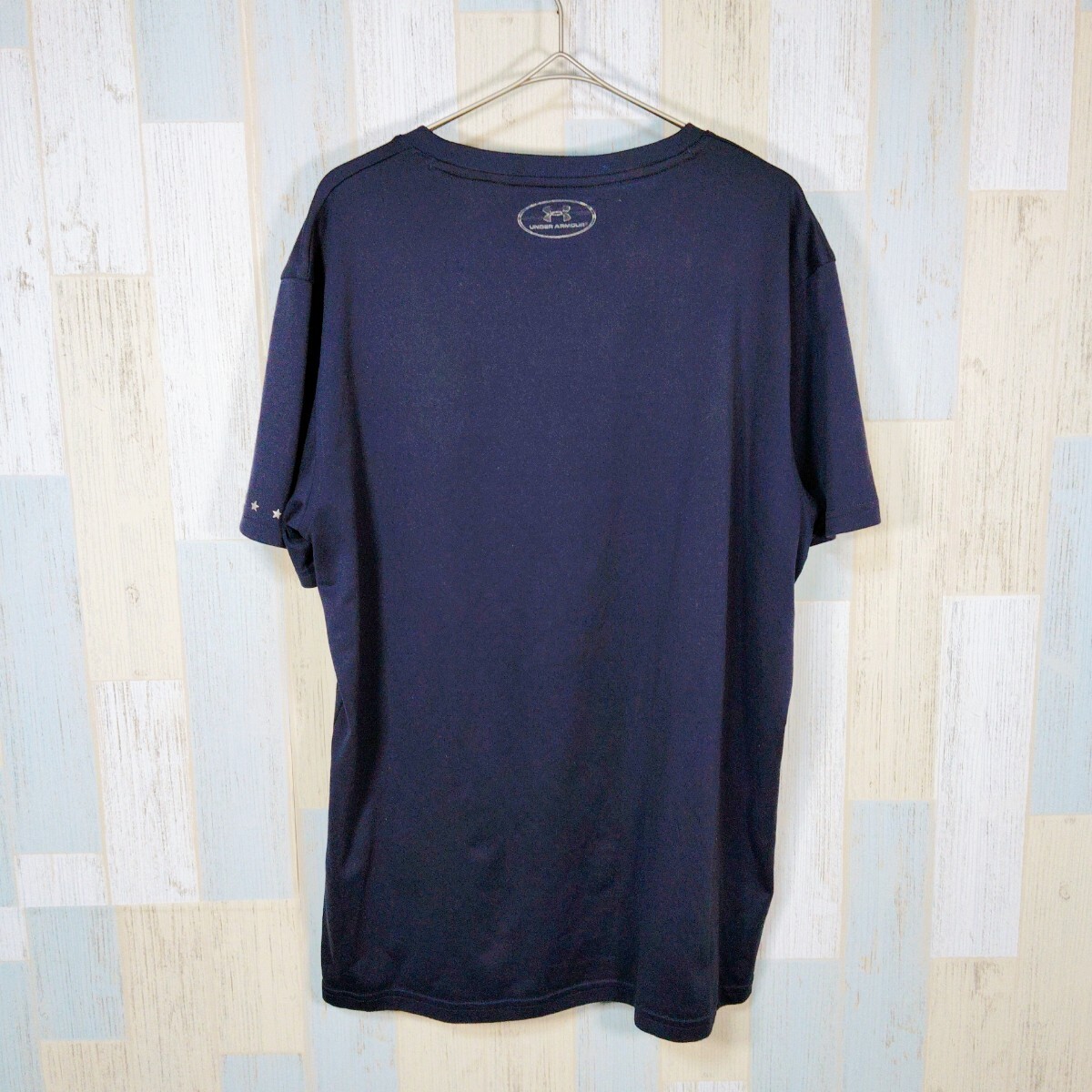 409 アンダーアーマー　半袖Ｔシャツ　L／G　NAVY_画像6