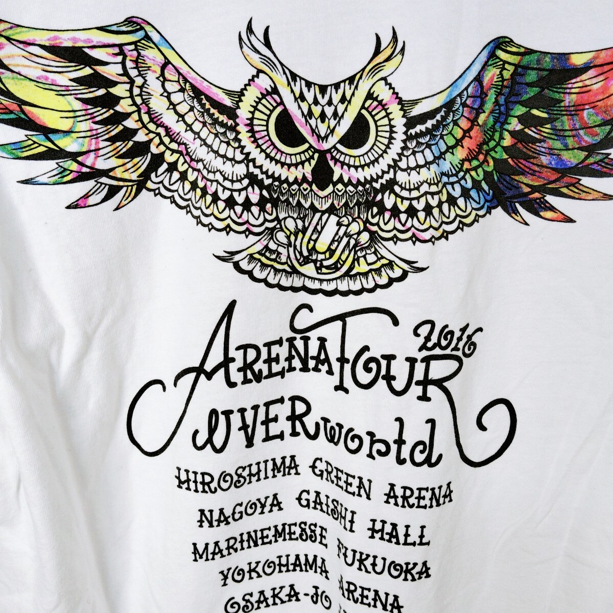 417 UVERWORLD　ツアーＴシャツ　2016 Ｌ　WHITE_画像7