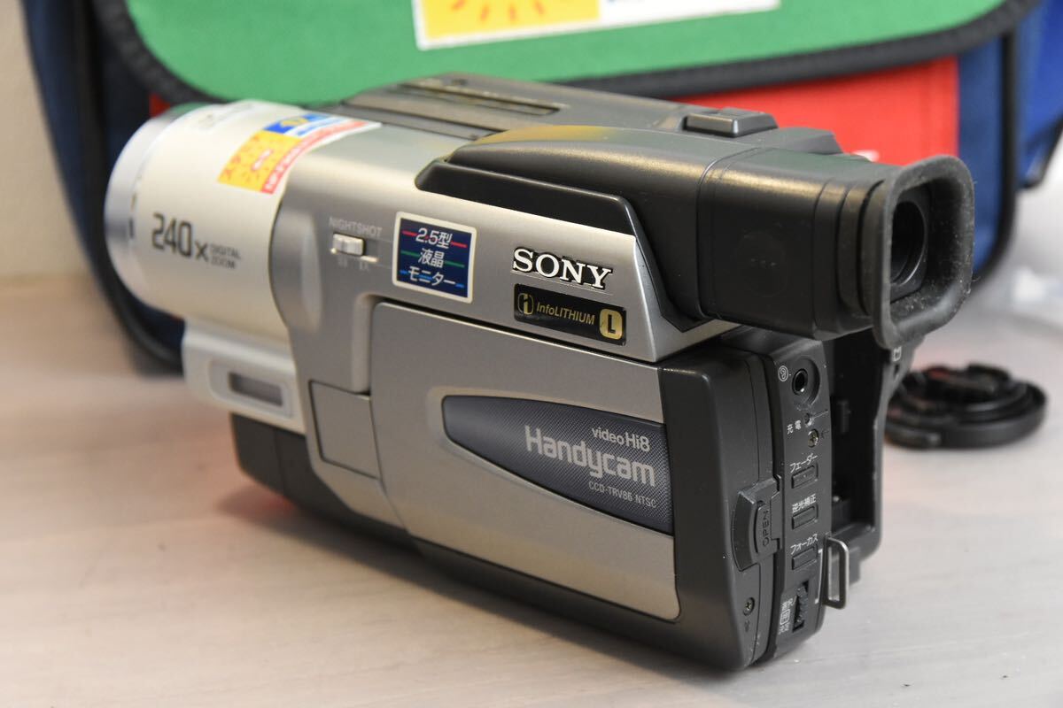 デジタルビデオカメラ SONY ソニー Handycam ハンディカム CCD-TRV86 Z13_画像6