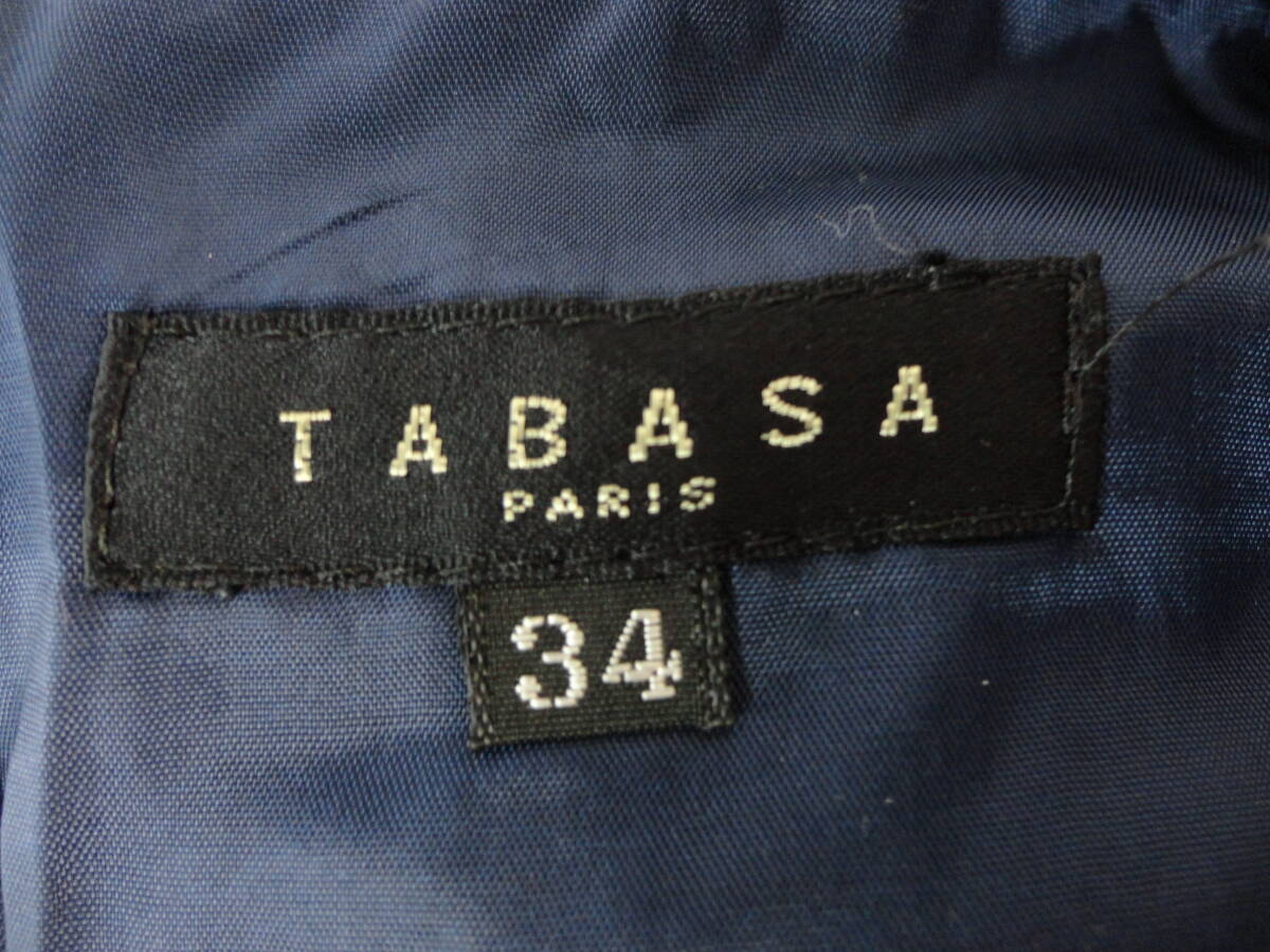 0967【本州のみ送料無料】TABASA タバサ　ノースリーブワンピース　カラフルカラー・チェック柄　毛99％　_画像4