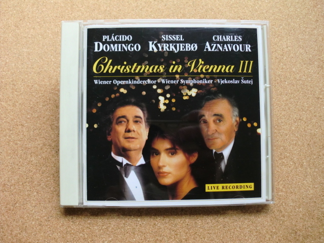 ＊【CD】プラシド・ドミンゴ、シセル・シルジェブー、シャルル・アズナヴァール／クリスマス・イン・ウィーンⅡ（SRCR9957）（日本盤）_画像1