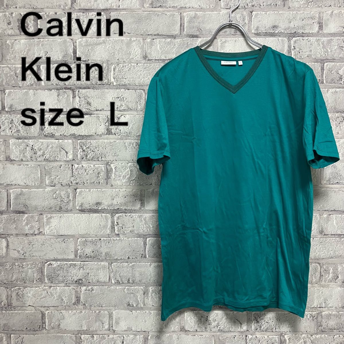 人気【Calvin Klein】カルバンクライン Tシャツ Lサイズ お洒落