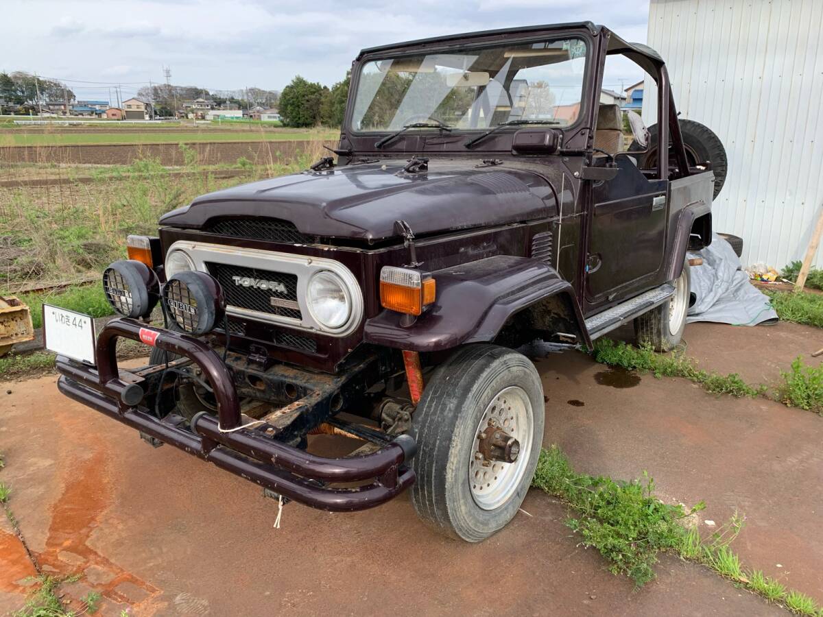 昭和54年式 トヨタ BJ41ランドクルーザー ディーゼル ベース車 訳ありの画像2