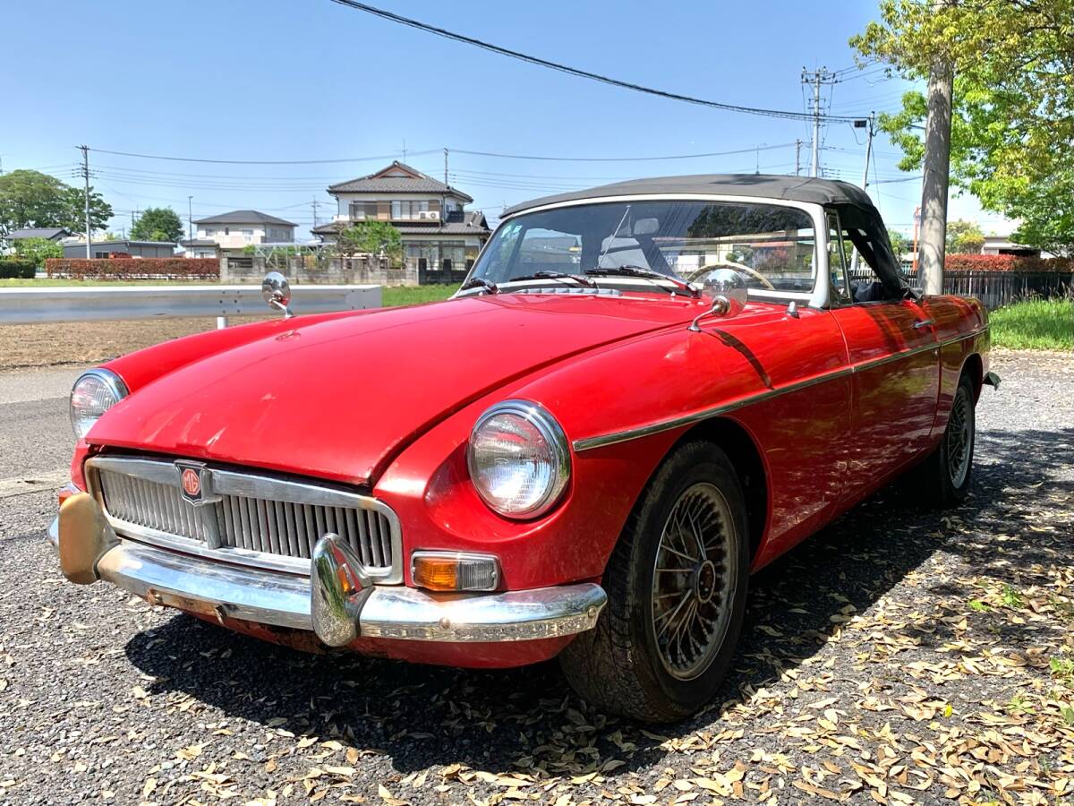 昭和56年式 MGB 型式C-18GH 4速 実働車 一時抹消書類有りの画像2