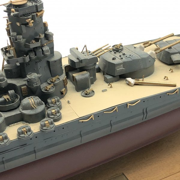  battleship Yamato plastic model final product 1/350 shortage goods equipped 