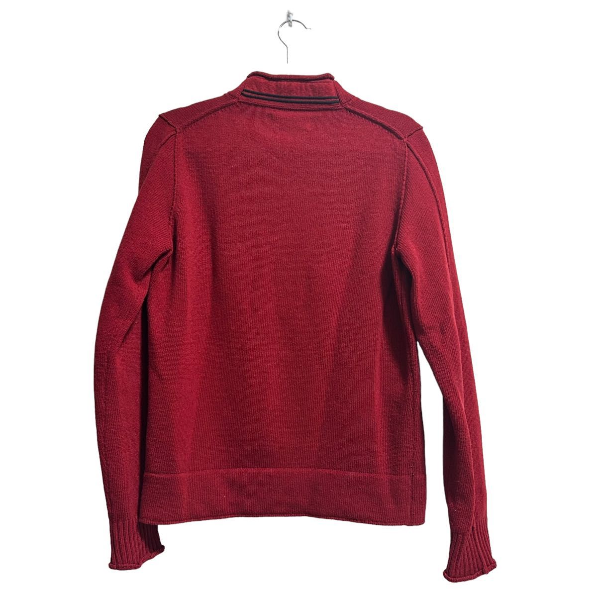 STONE ISLAND BOTTLE NECK KINT M RED ニット セーター モック STONE ISLAND BOTTLE NECK KINT M RED ニット セーター モック