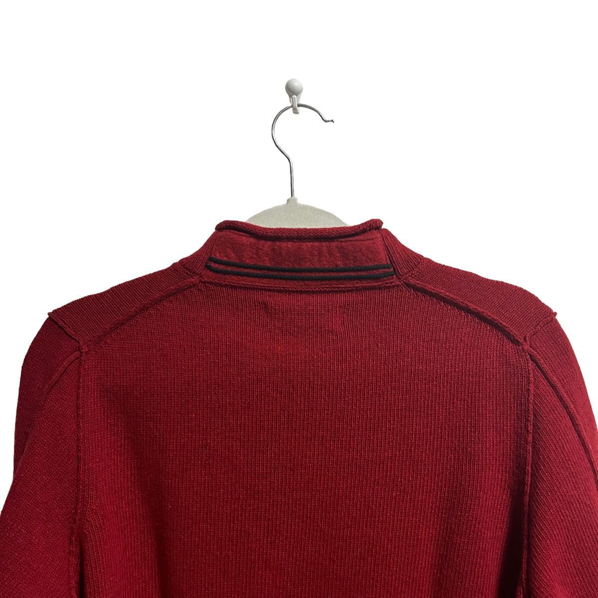 STONE ISLAND BOTTLE NECK KINT M RED ニット セーター モック STONE ISLAND BOTTLE NECK KINT M RED ニット セーター モック
