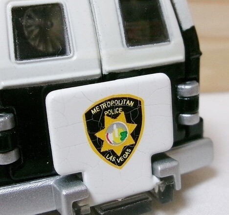 チョロQ 警察関係車両6種セット targa THE POLICE 警察隊 マイアミ市警 ラスベガス市警 沖縄県警察 高所放水車 ホイールローダーの画像4