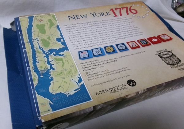 【同梱不可】New York 1776 ボードゲーム アメリカ独立戦争 WORTHINGTON_画像5